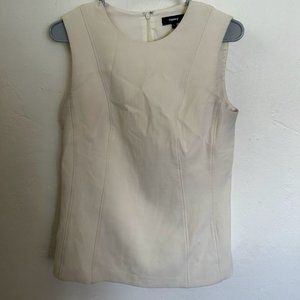 Cream Sleeveless Blouse